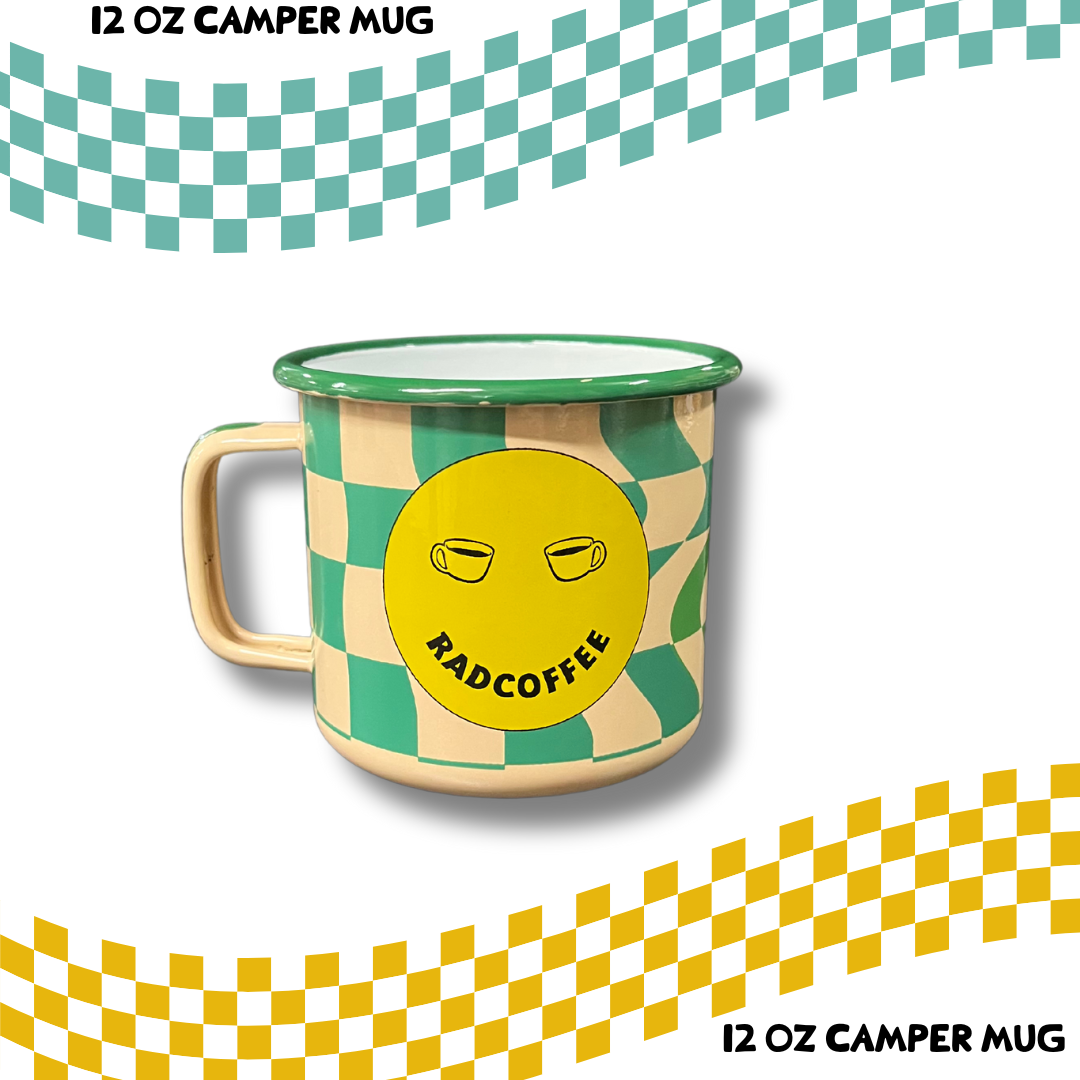 12Oz Camper Mug – Rad Daze Smiley