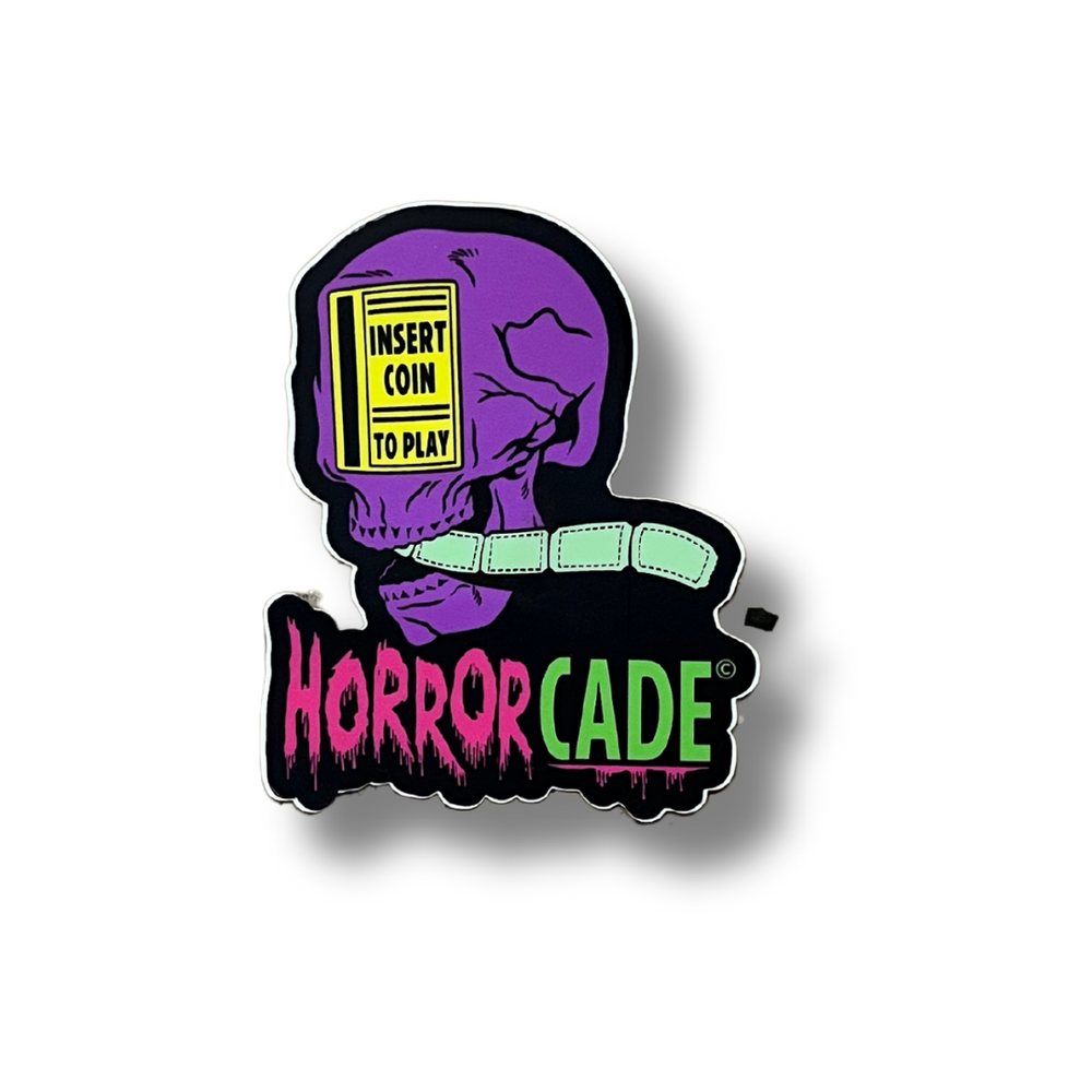 Horrorcade Sticker – Purple Neon