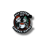 Halloween Edition Coffee Dates Sticker