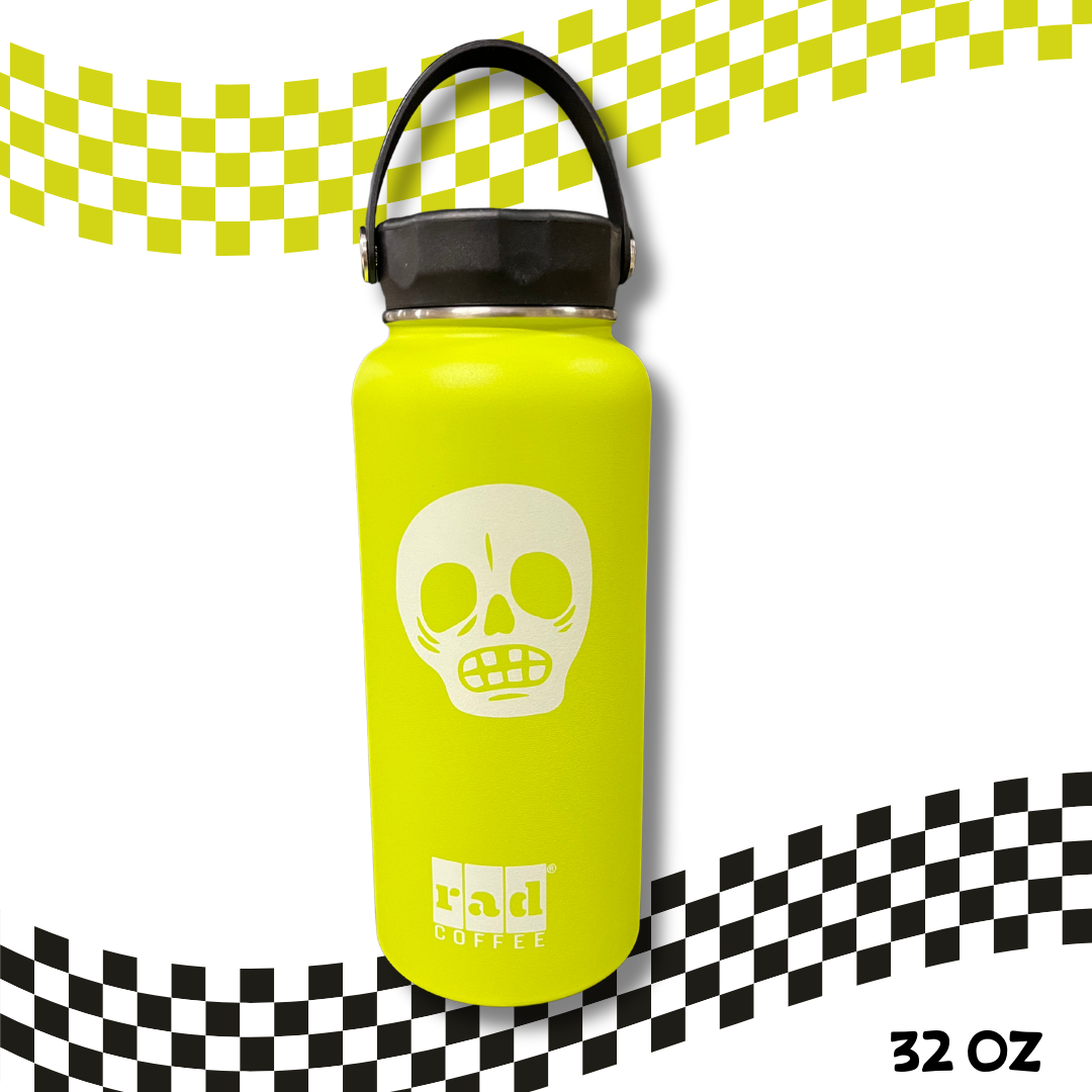Yellow Hydro Flask With Stickers Hydro Flask PH