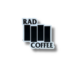 Rad Coffee Sticker – Black Flag-Inspired