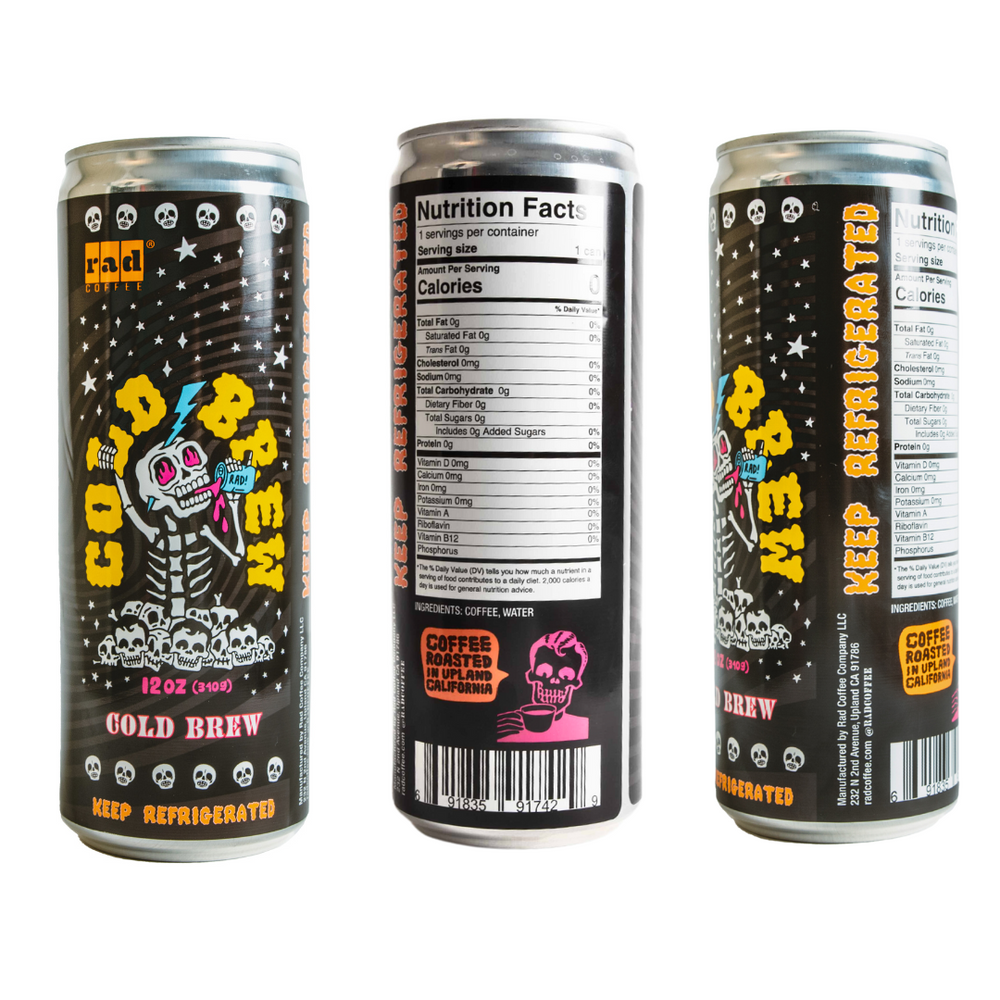 Cold Brew Cans - Black