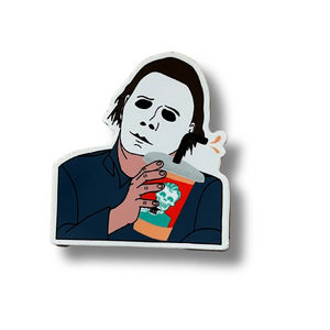 Michael Myers Cold Brew Sticker