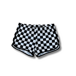 Rad Checkered Shorts – Black/White