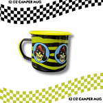 12oz Camper Mug – Lady Bones & Zebra Print