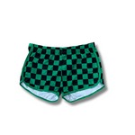 Rad Checkered Shorts – Black/Green