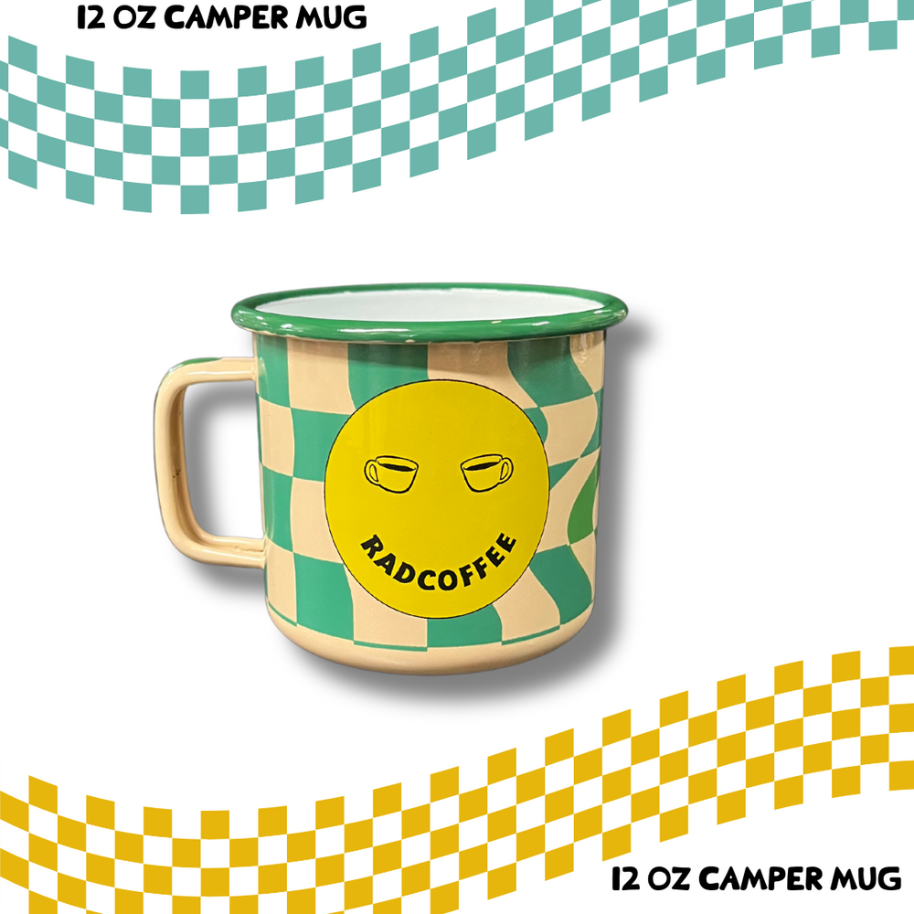 12oz Camper Mug – Rad Daze Smiley