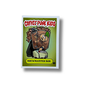 Coffee Punk Kids Sticker – Brewmaster Bob