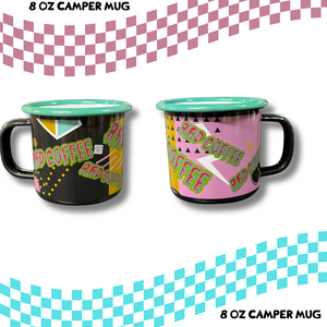 8oz Camper Mug – Retro 80s Rad Coffee