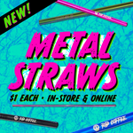 Metal Straws Rad Coffee