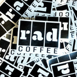 Rad Coffee - Sticker - Boxy Logo