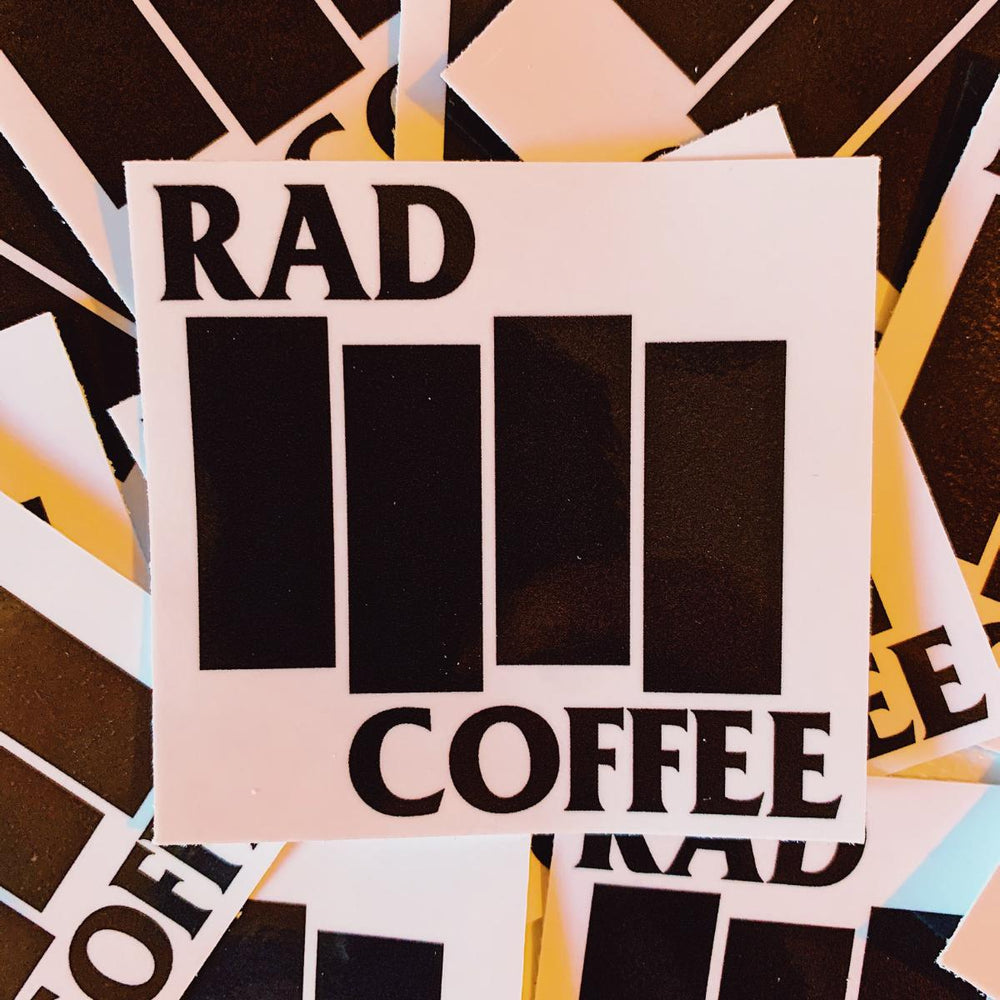 
            
                Load image into Gallery viewer, Rad Coffee - Sticker - Rad Flag
            
        