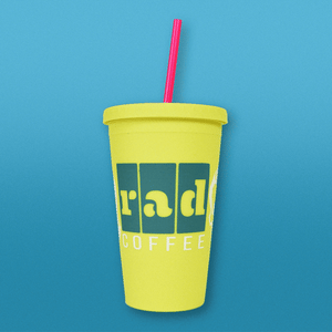 
            
                Load image into Gallery viewer, Rad Coffee - SpringOWeen Yellow Tumbler
            
        